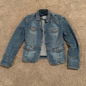 ⭐️3 for $20! New York & company medium wash denim jacket